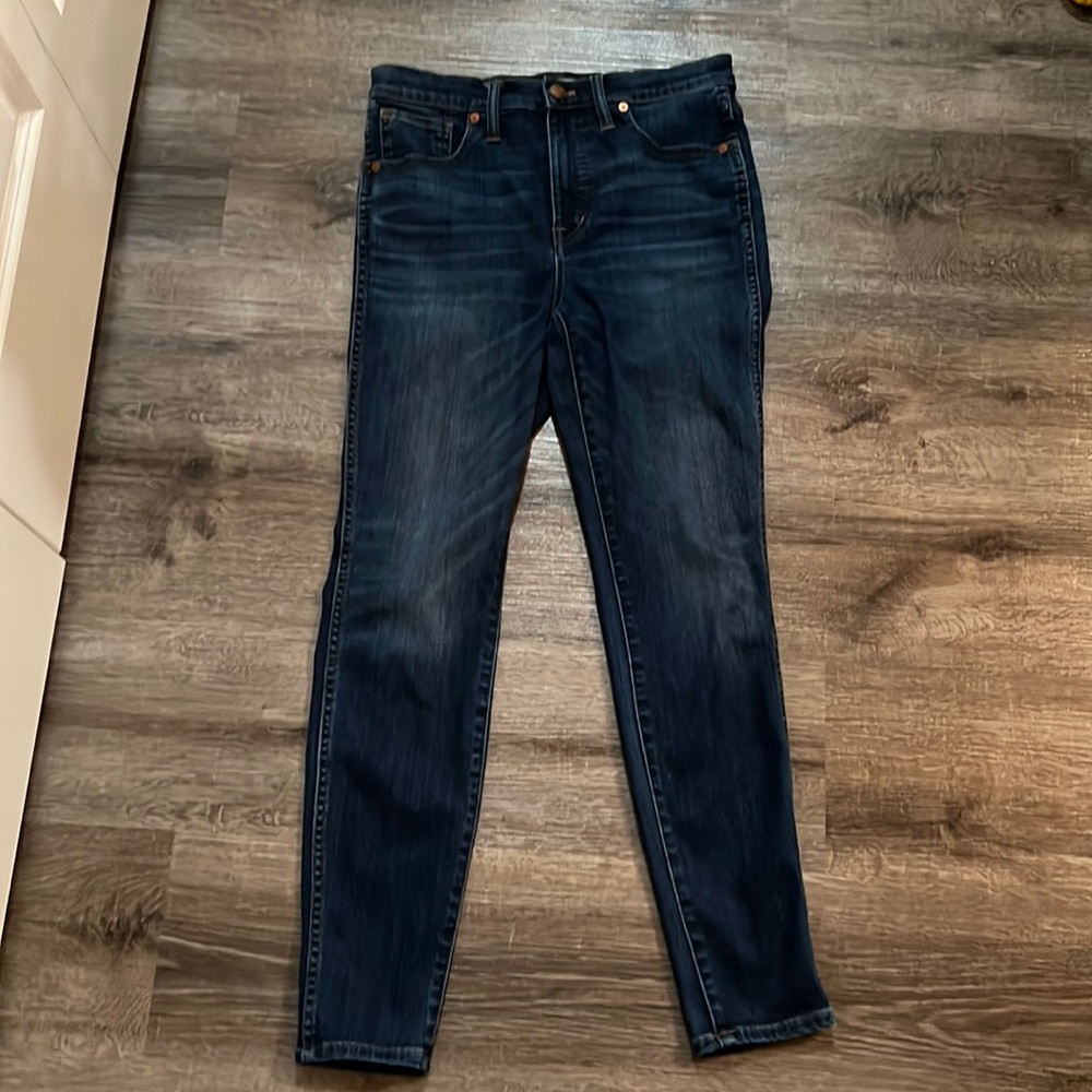 Madewell 10" High Rise Skinny Jeans size 28